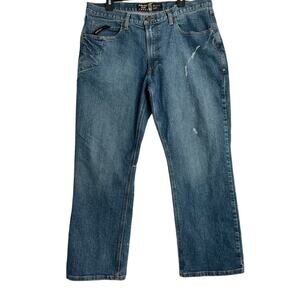 Ariat Rebar M4 Men Jeans 36x30 Relaxed Boot Paint Spots Heavy Stretch Durable